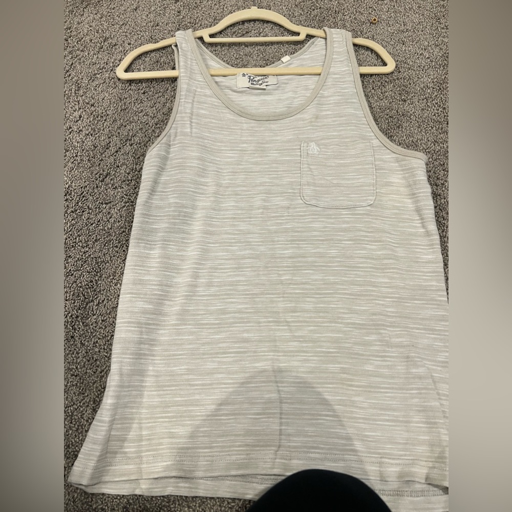 Mens penguin tank top